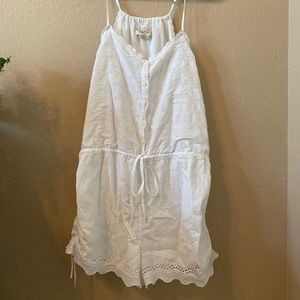 White, eyelet romper